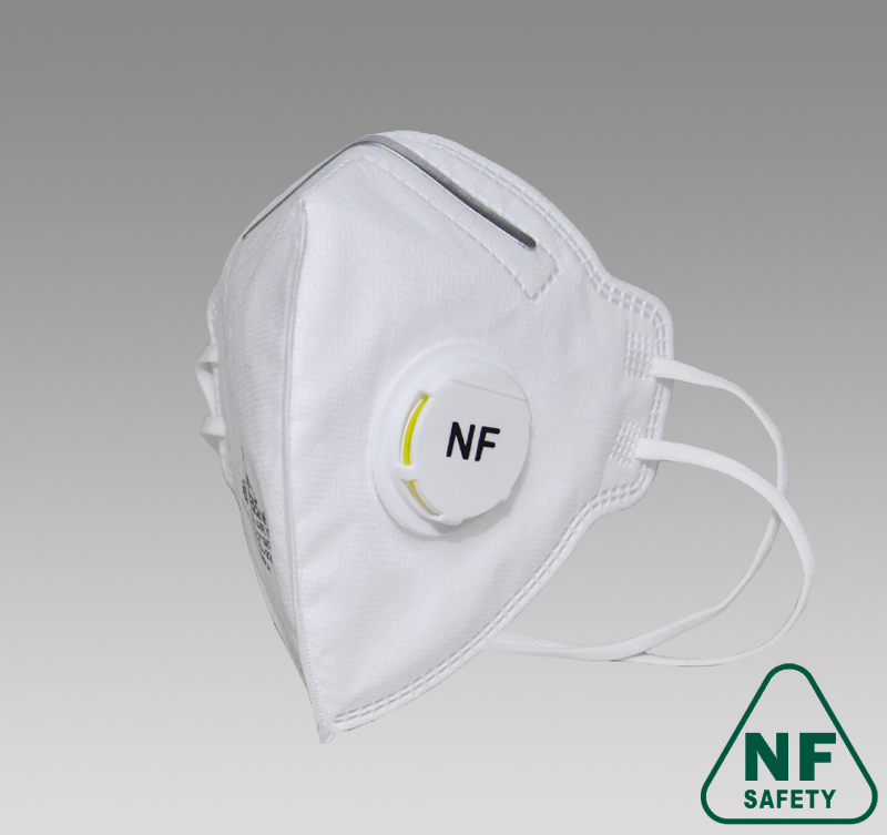 NF823V size-L FFP3 полумаска противоаэрозольная фильтрующая складная (респиратор)