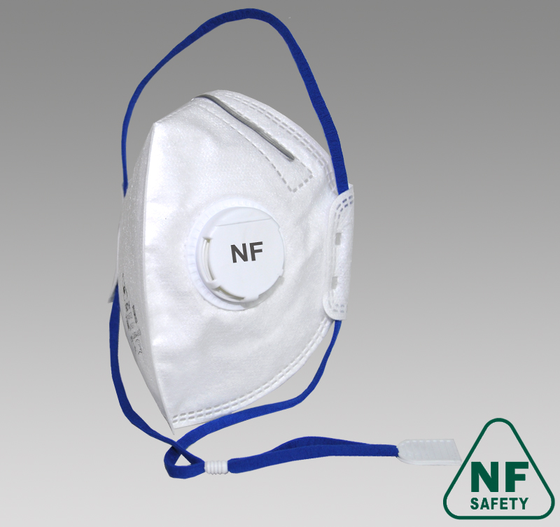NF823V size-M FFP3 полумаска противоаэрозольная фильтрующая складная (респиратор) 