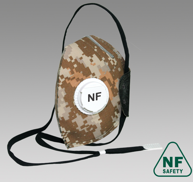 NF822V size-M FFP2 полумаска противоаэрозольная фильтрующая складная (респиратор) 